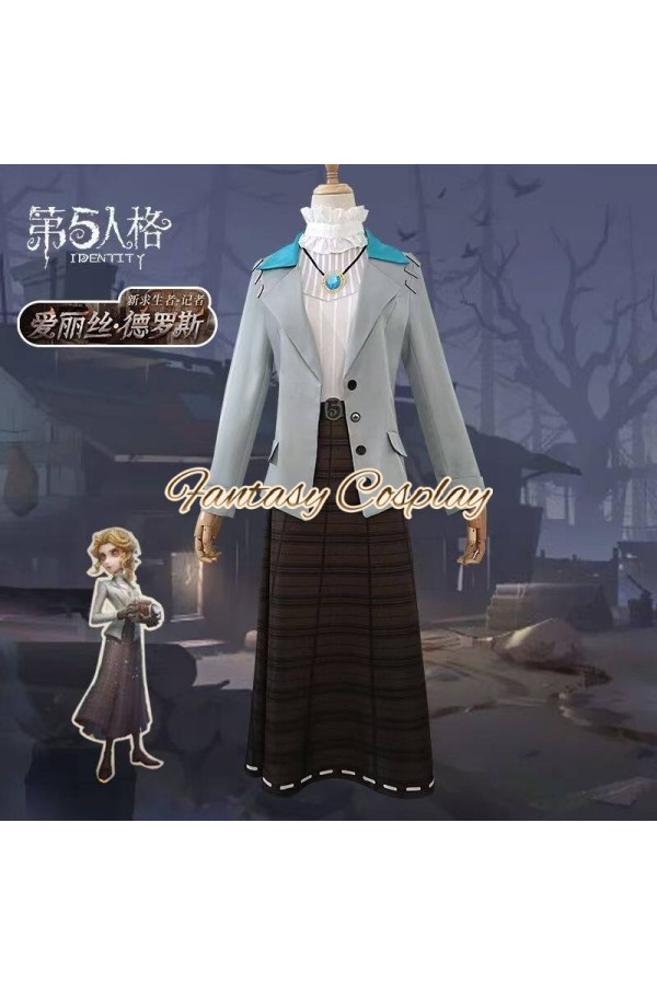 Identity V Journalist Alice DeRoss Original Cosplay Costume